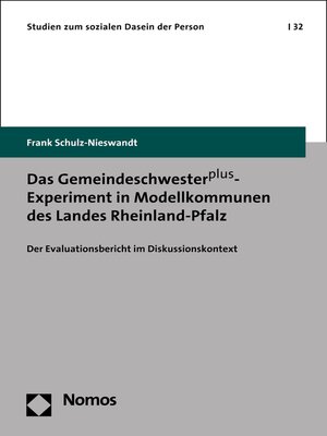 cover image of Das Gemeindeschwesterplus-Experiment in Modellkommunen des Landes Rheinland-Pfalz